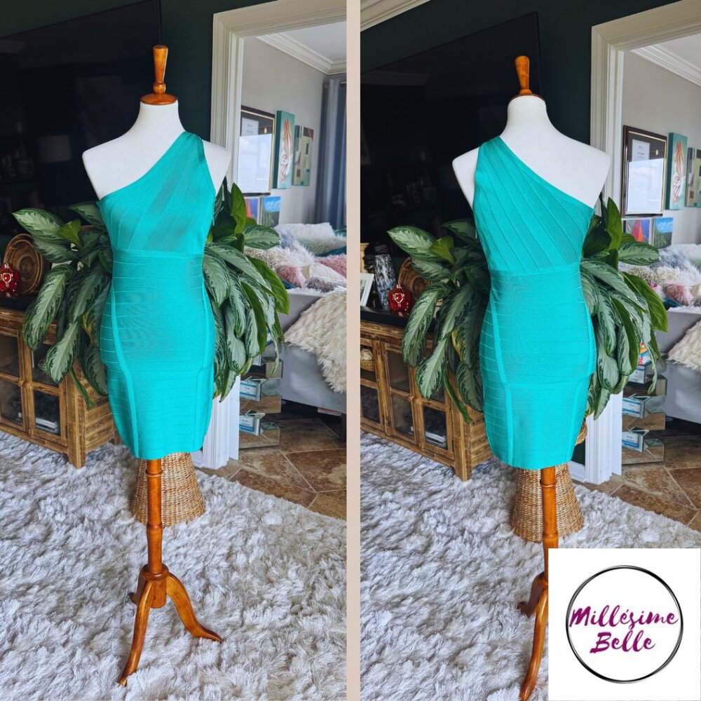 Bebe Bodycon Turquoise Dress